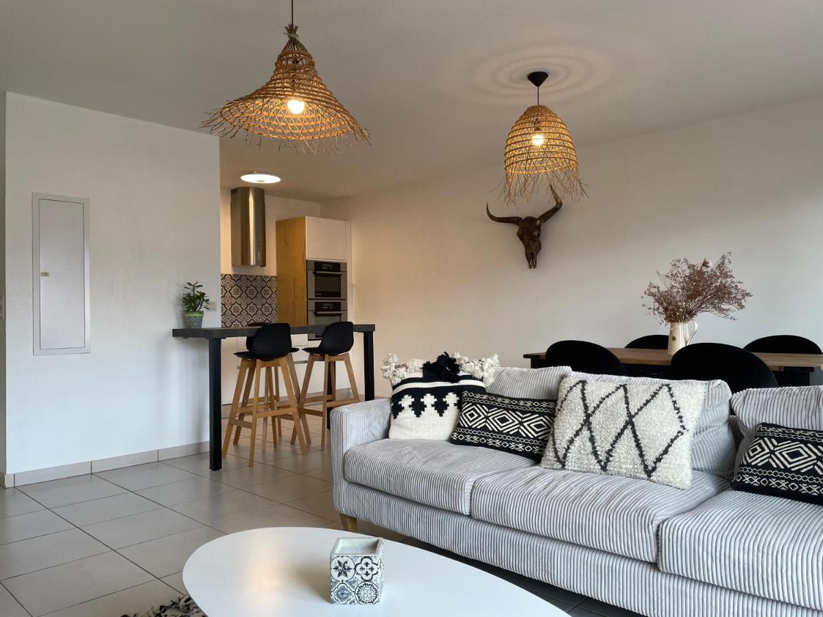 Appartement T3 Climatise,Balcon, Classe 3 Etoiles Le Boulou Buitenkant foto