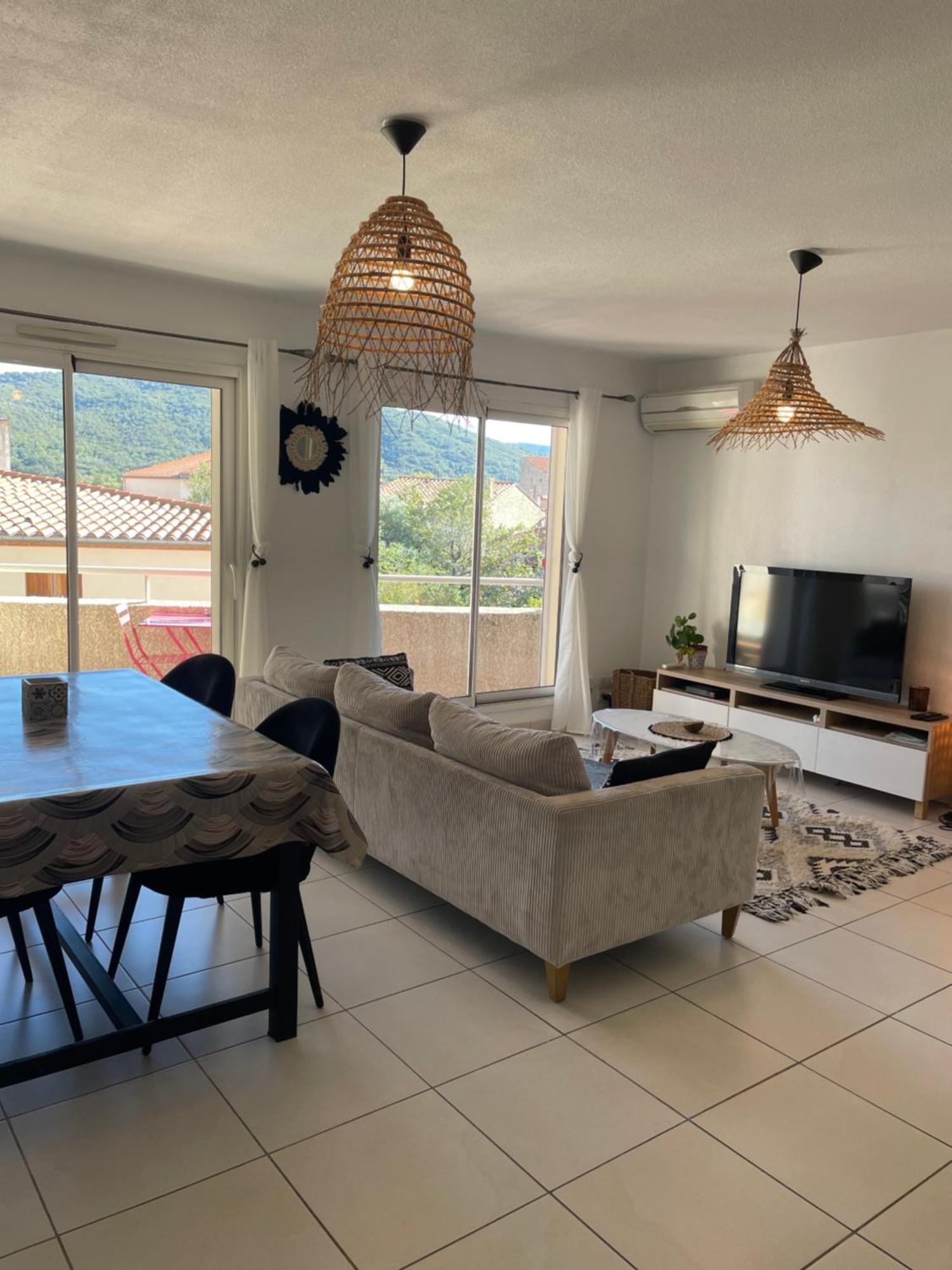 Appartement T3 Climatise,Balcon, Classe 3 Etoiles Le Boulou Buitenkant foto